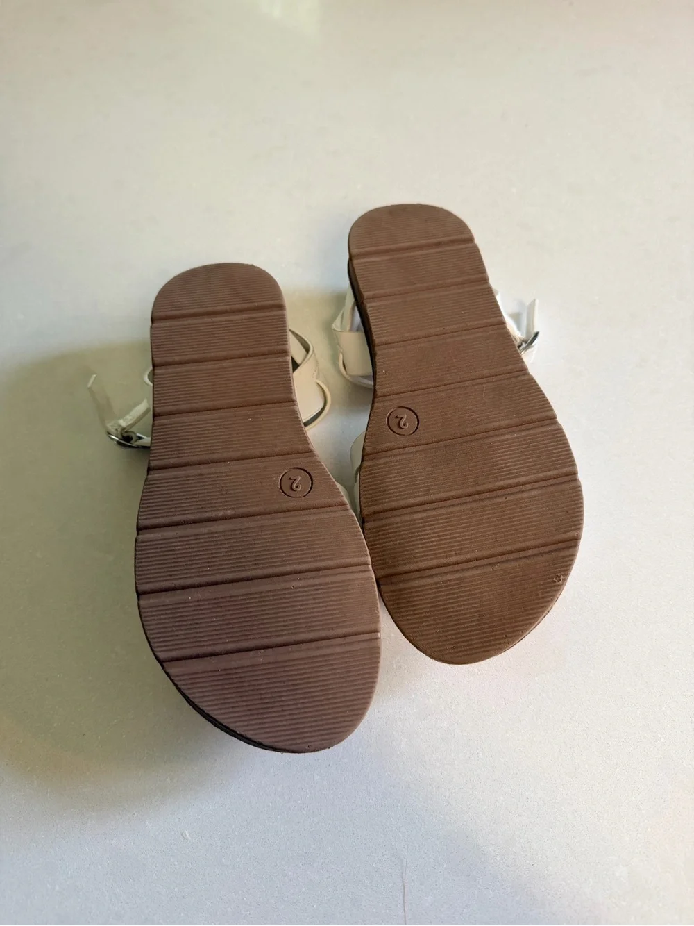 Cat & Jack White Ankle-Strap Kids Sandals